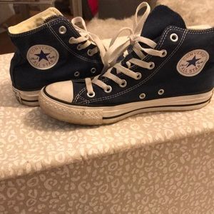 Navy Blue High Tops